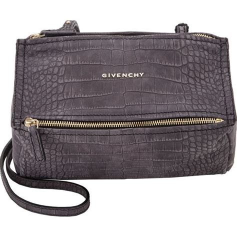 givenchy croc-embossed mini pandora messenger bag|Givenchy Mini Pandora Bag .